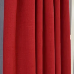 Julgardiner|Julgardiner|Milo röd gardiner – Tidlös design med fin struktur