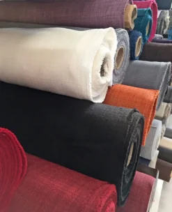 Nordisk Textil Gardintyger Enfärgade|Milo svart gardintyg - Stilrent med fin struktur