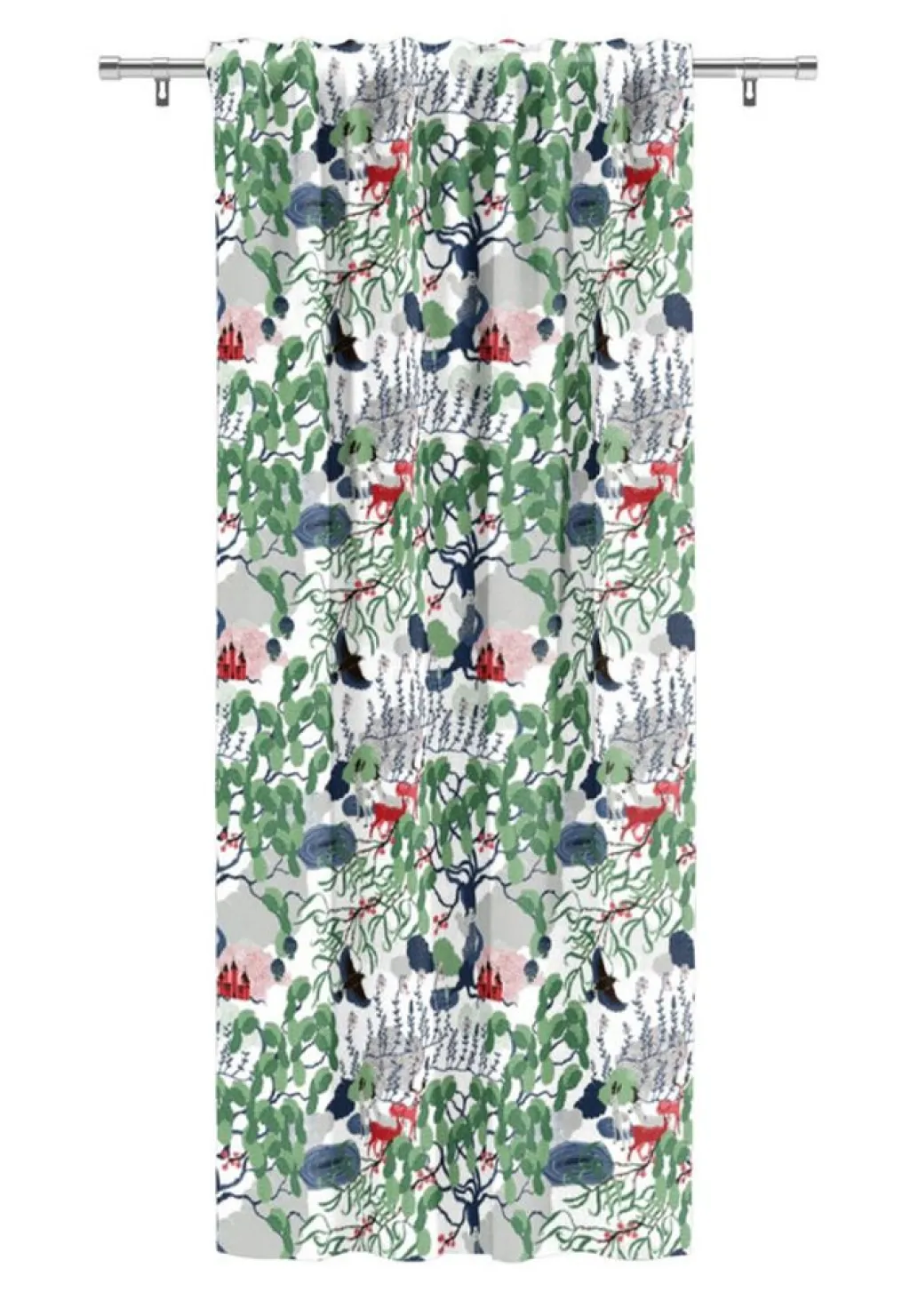 Arvidssons textil Gardintyger Mönstrade|Arvidssons Textil|Mimers brunn grön tyg