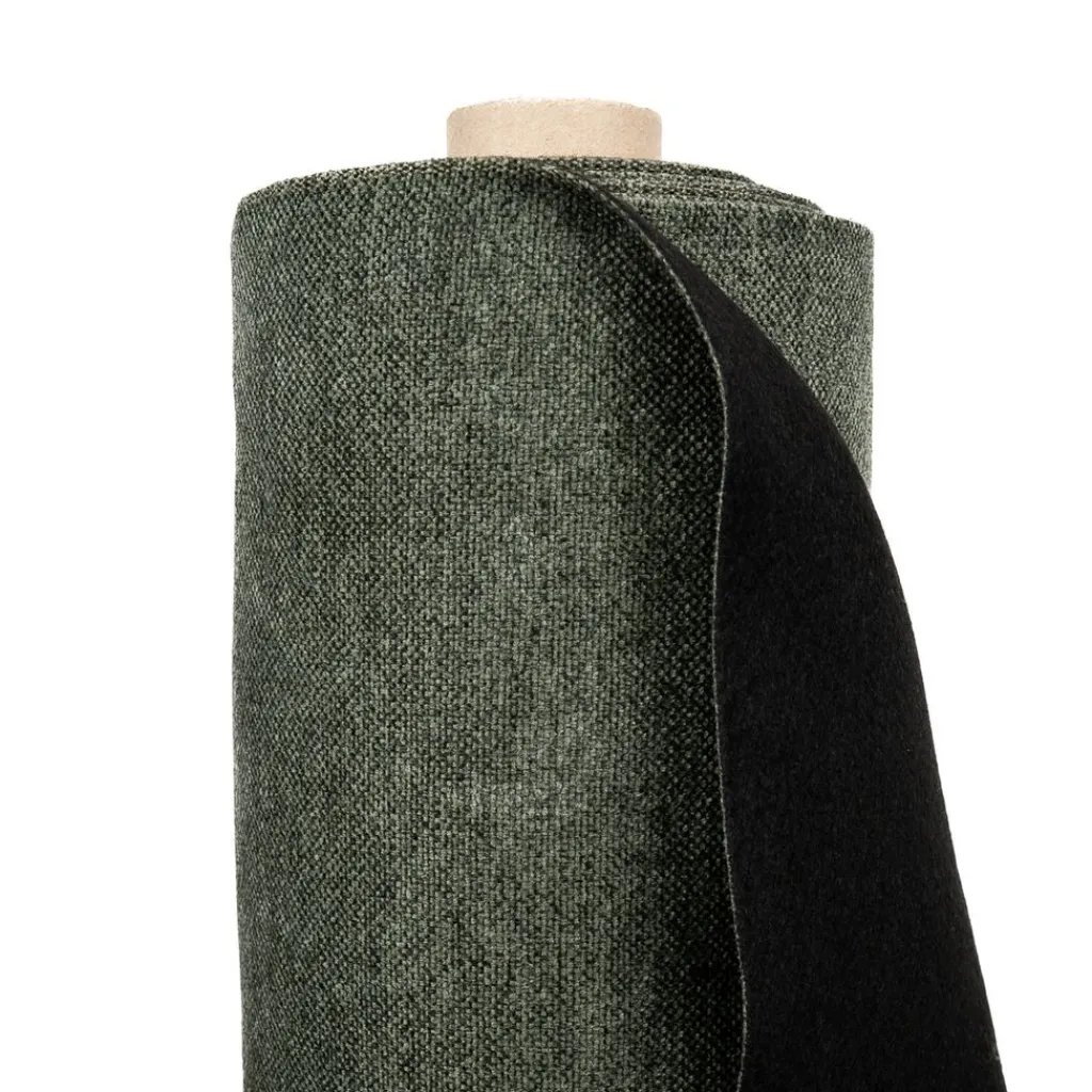 Nordisk Textil Enfärgade Möbeltyger|Mistral Winter Moss Möbeltyg – Slitstarkt med mjuk känsla