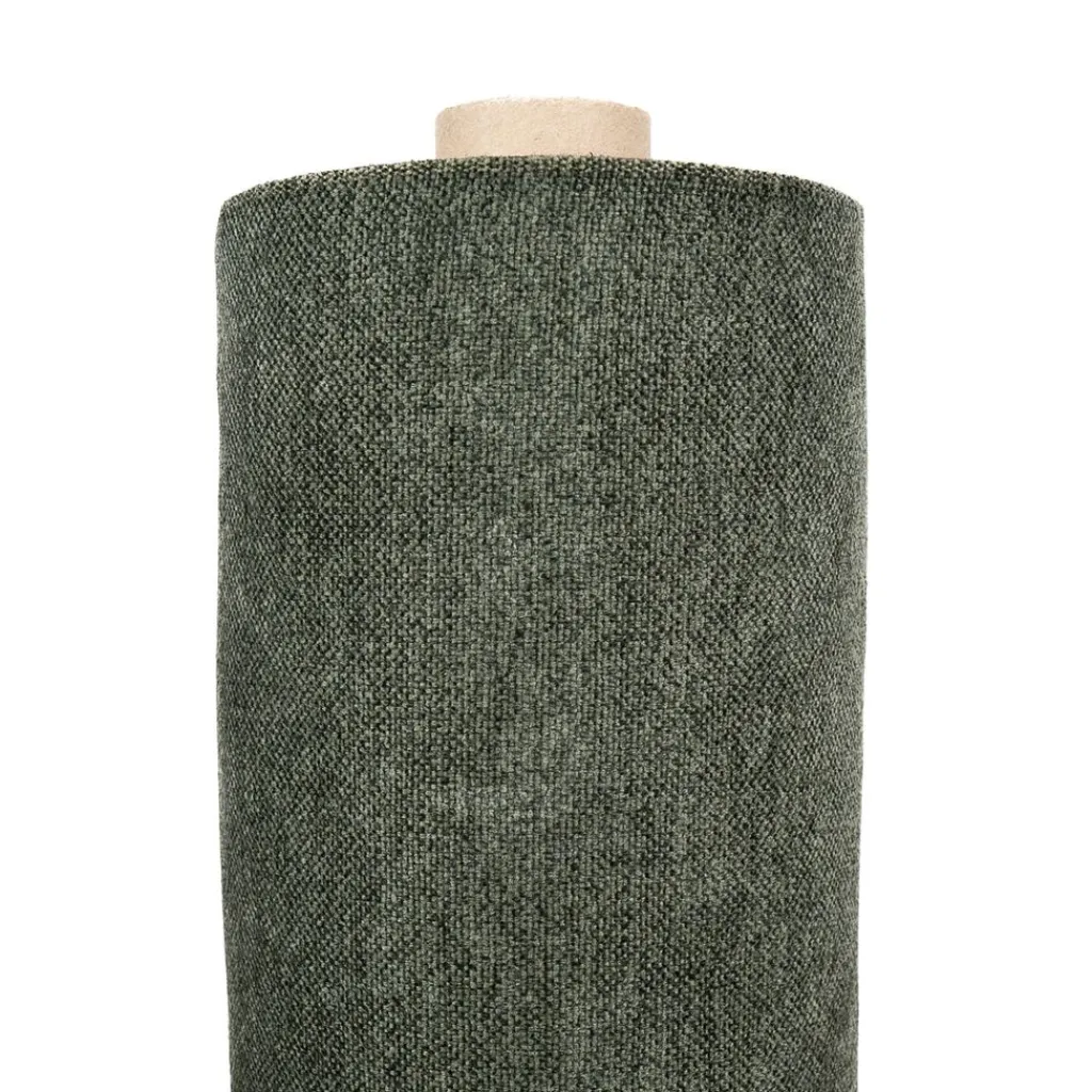Nordisk Textil Enfärgade Möbeltyger|Mistral Winter Moss Möbeltyg – Slitstarkt med mjuk känsla