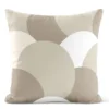 Arvidssons textil Mönstrade Kuddfodral|Månväven beige kuddfodral