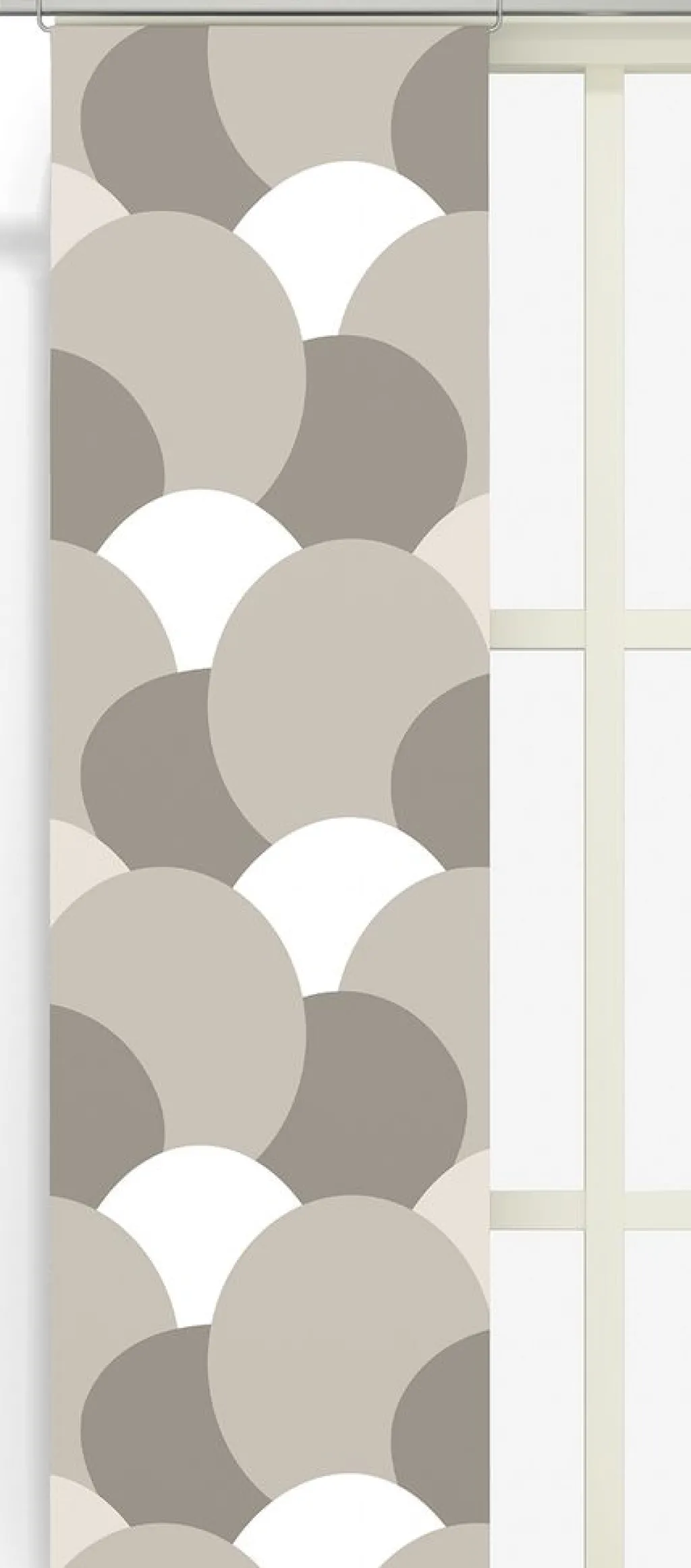 Arvidssons textil Panelgardiner|Månväven beige panelgardiner