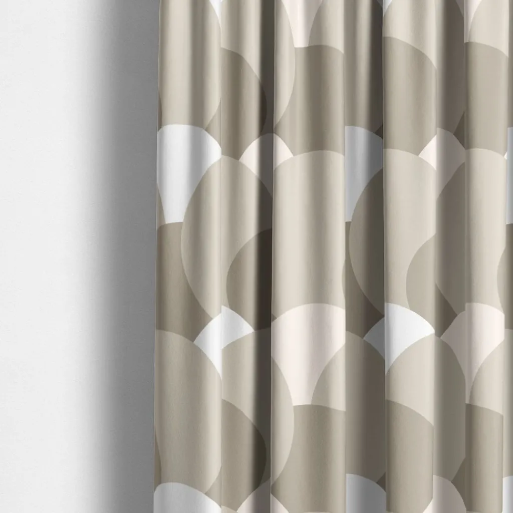 Arvidssons textil Arvidssons Textil|Gardintyger Mönstrade|Månväven beige tyg
