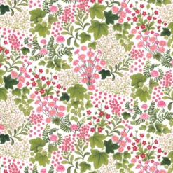 Arvidssons textil Mönstrade Kuddfodral|Mormors Täppa rosa kuddfodral
