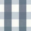 Nordisk Textil Rutiga Möbeltyger|Rutor & Ränder|Newton duvblå-vit storrutigt tyg