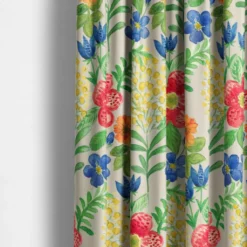 Arvidssons textil Gardiner Mönstrade|Ängsdröm beige-multi gardiner