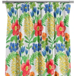 Arvidssons textil Gardiner Mönstrade|Ängsdröm offwhite-multi gardiner