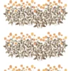 Arvidssons textil Gardintyger Mönstrade|Arvidssons Textil|Ängsmark orange tyg