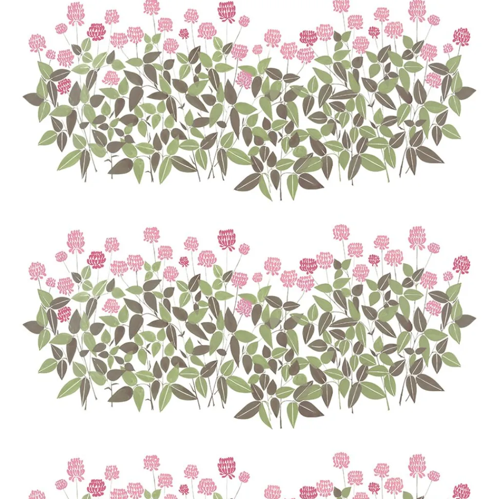 Arvidssons textil Gardintyger Mönstrade|Arvidssons Textil|Ängsmark rosa tyg