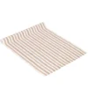 Fondaco Bordslöpare|Nina sand randig bordslöpare i bomull 35x120cm