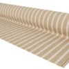 Nordisk Textil Randiga Möbeltyger|Rutor & Ränder|Norwich beige tyg med vita ränder