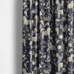 Arvidssons textil Gardintyger Mönstrade|Arvidssons Textil|Nusnäs svart tyg
