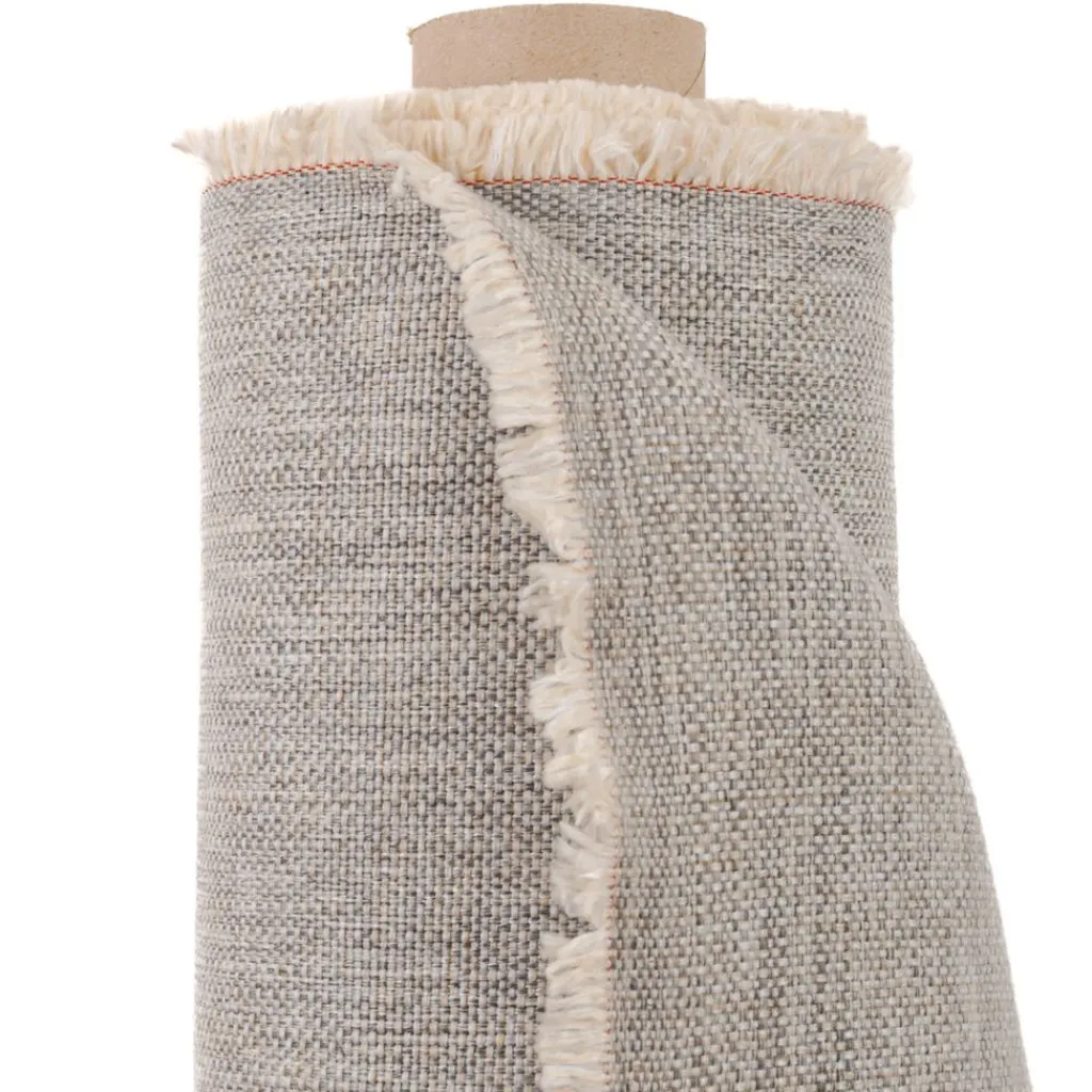 Nordisk Textil Enfärgade Möbeltyger|Omega Sand - Slitstarkt och vävt möbeltyg med melerad struktur