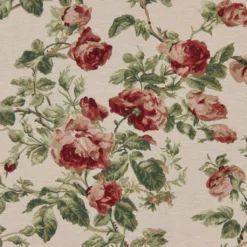 Arvidssons textil Blommiga Möbeltyger|Mönstrade Möbeltyger|Orlenas beige möbeltyg