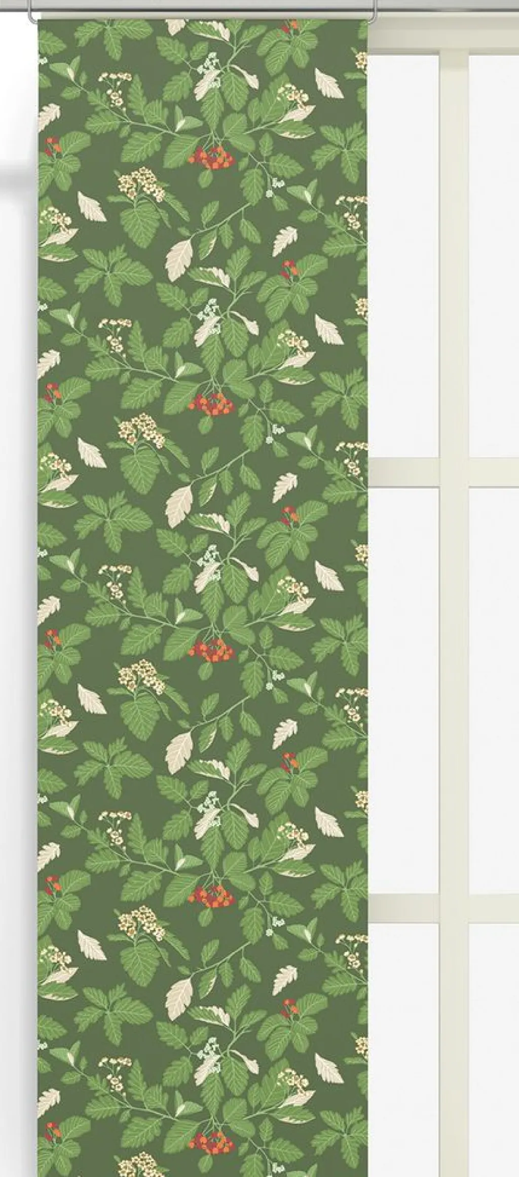 Arvidssons textil Panelgardiner|Oxel grön panelgardiner
