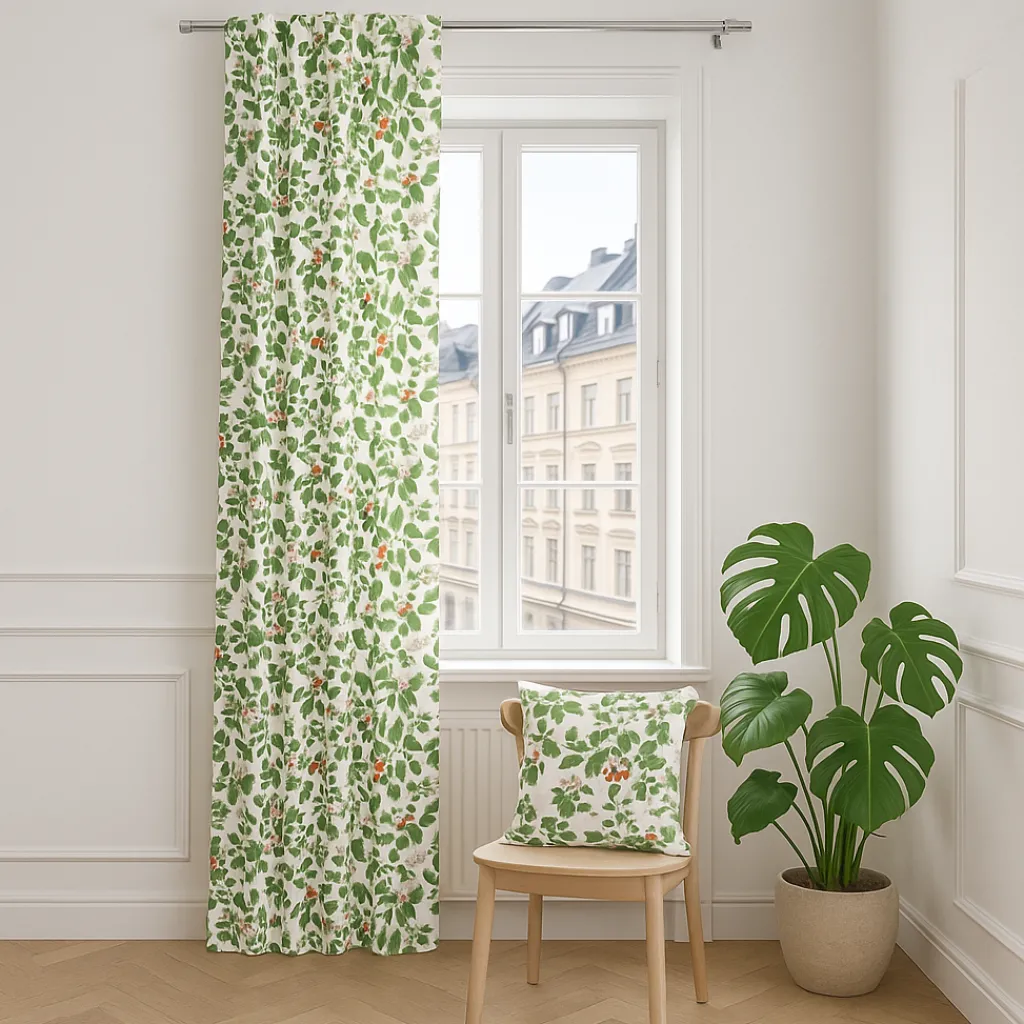 Arvidssons textil Gardintyger Mönstrade|Arvidssons Textil|Oxel offwhite tyg