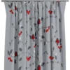 Arvidssons textil Gardiner Mönstrade|Julgardiner|Paradisäpplen grå gardiner
