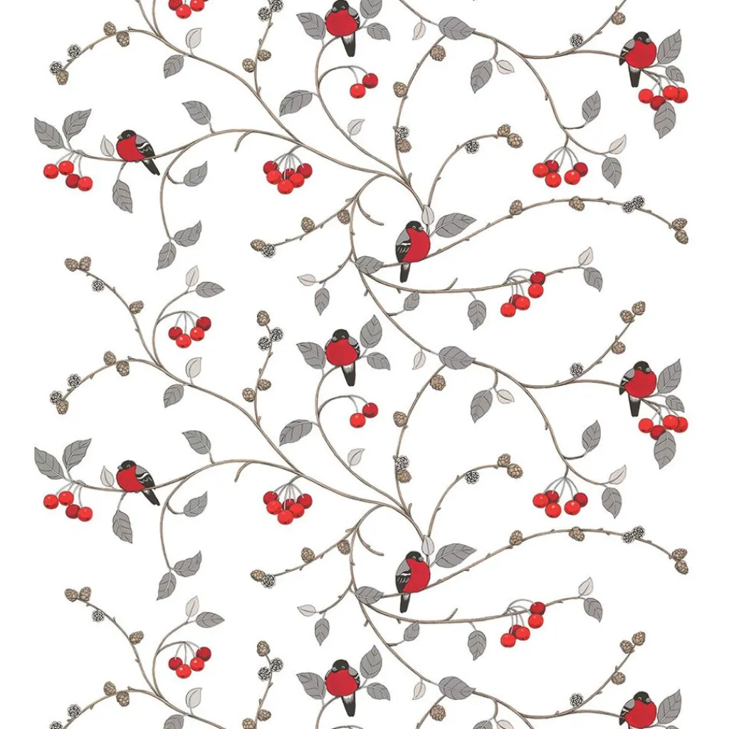 Arvidssons textil Arvidssons Textil|Jultyger|Paradisäpplen vit
