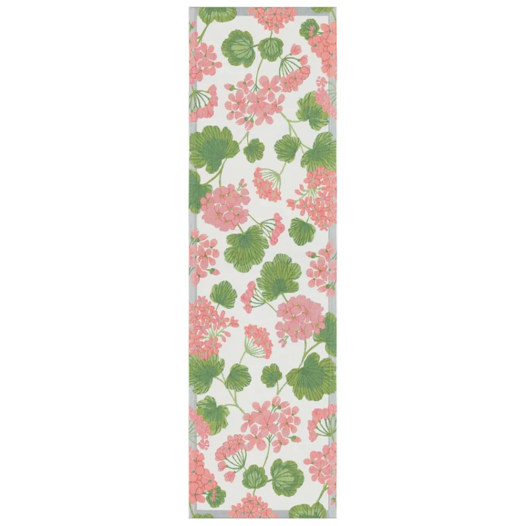 Ekelund Bordslöpare|Ekelund Löpare|Pelargonia löpare 35X120 - s Linneväveri