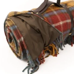 Tweedmill textiles Picknickfiltar|Picknickfilt för äventyret -Antique Buchanan/Brown, 145 x 183 cm