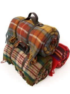 Tweedmill textiles Picknickfiltar|Picknickfilt för äventyret -Antique Buchanan/Brown, 145 x 183 cm