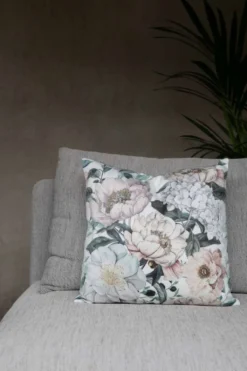 Fondaco Mönstrade Kuddfodral|Pion offwhite kuddfodral