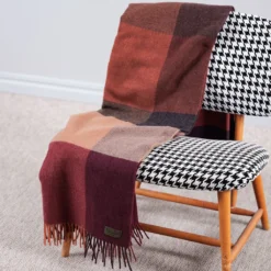 Biederlack Ullplädar|Pleasant ruby ullpläd