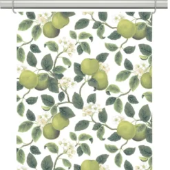 Arvidssons textil Panelgardiner|Äppellycka grön panelgardiner