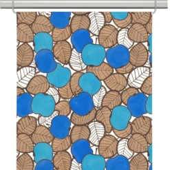 Arvidssons textil Panelgardiner|Päppel blå panelgardiner