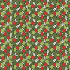 Arvidssons textil Gardintyger Mönstrade|Arvidssons Textil|Päppel röd-grön tyg