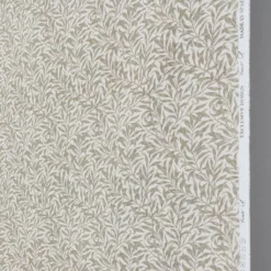 Jakobsdals Arts & Crafts Tyger|Gardintyger Mönstrade|Ramas beige tyg med kvistar och blad