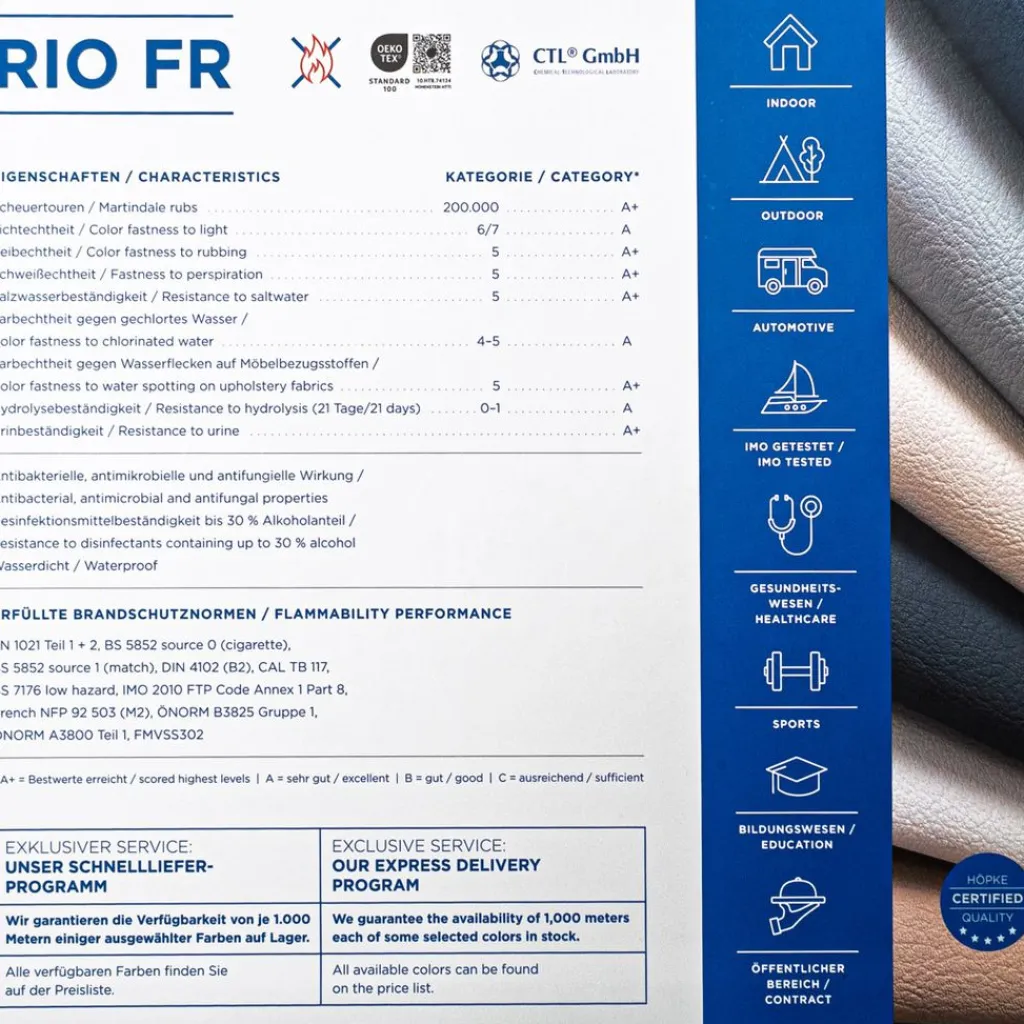 Nordisk Textil Enfärgade Fuskskinn|RIO Vine Red Fuskskinn | Certifierad, Slitstarkt & lättskött