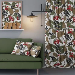 Arvidssons textil Gardintyger Mönstrade|Arvidssons Textil|Rönnkvist brun tyg
