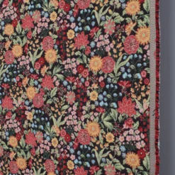 Arvidssons textil Blommiga Möbeltyger|Mönstrade Möbeltyger|Romantic svart jacquard