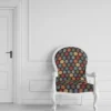 Nordisk Textil Mönstrade Möbeltyger|Roswalt svart möbeltyg