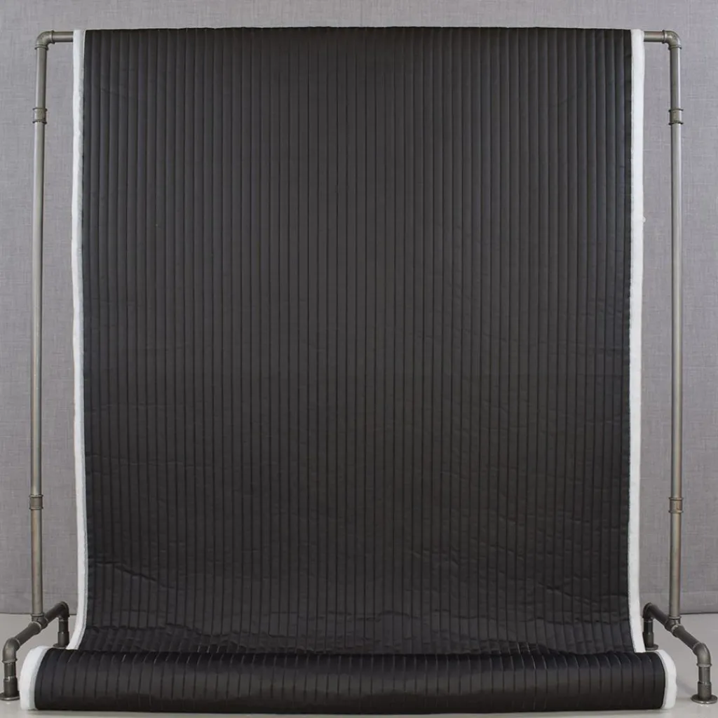 Mönstrade Fuskskinn|Rox svart fuskskinn
