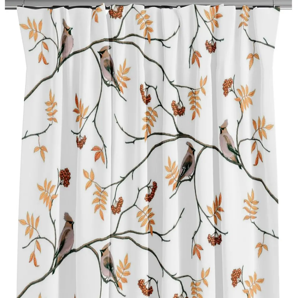 Arvidssons textil Gardiner Mönstrade|Sidensvansar gardiner