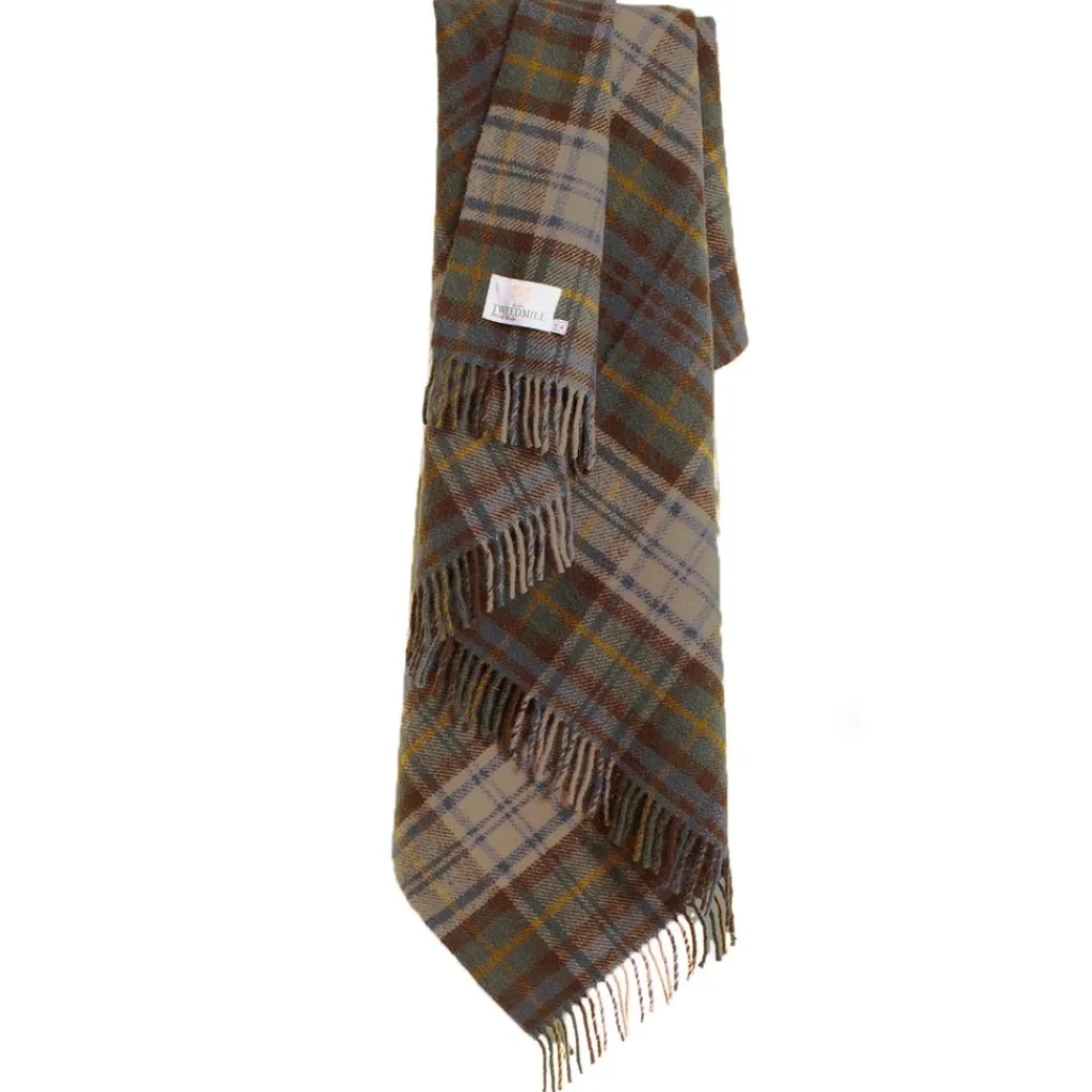 Tweedmill textiles Ullplädar|Skotskrutig ullpläd Antique Dress Gordon - 100% Ull, 150x183 cm