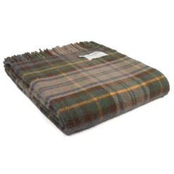 Tweedmill textiles Ullplädar|Skotskrutig ullpläd Antique Dress Gordon - 100% Ull, 150x183 cm