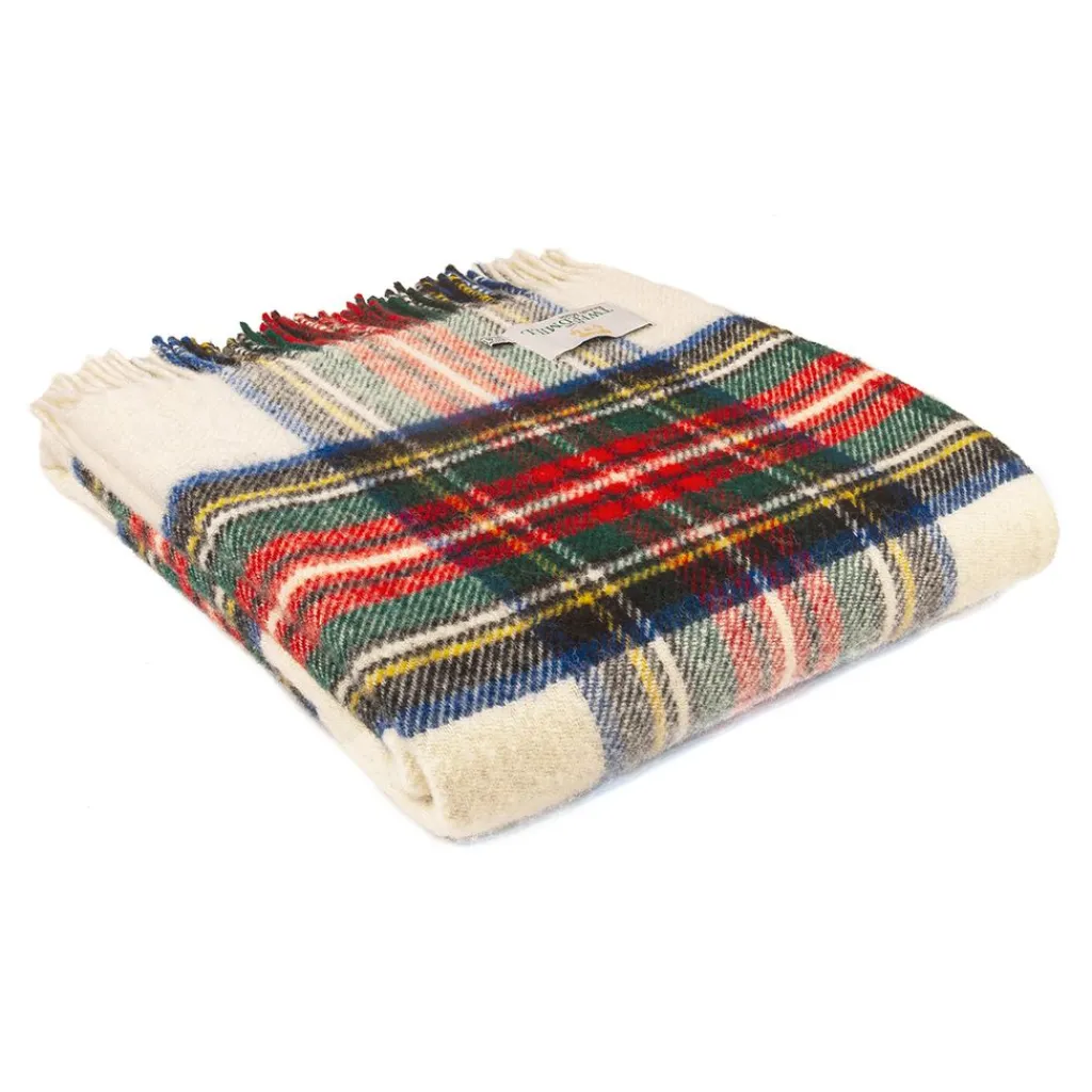 Tweedmill textiles Ullplädar|Skotskrutig ullpläd Dress Stewart, 100% Ull, 150x183 cm