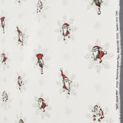 Arvidssons textil Gardintyger Mönstrade|Arvidssons Textil|Snöflingan mini vit tyg