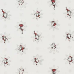 Arvidssons textil Gardintyger Mönstrade|Arvidssons Textil|Snöflingan mini vit tyg