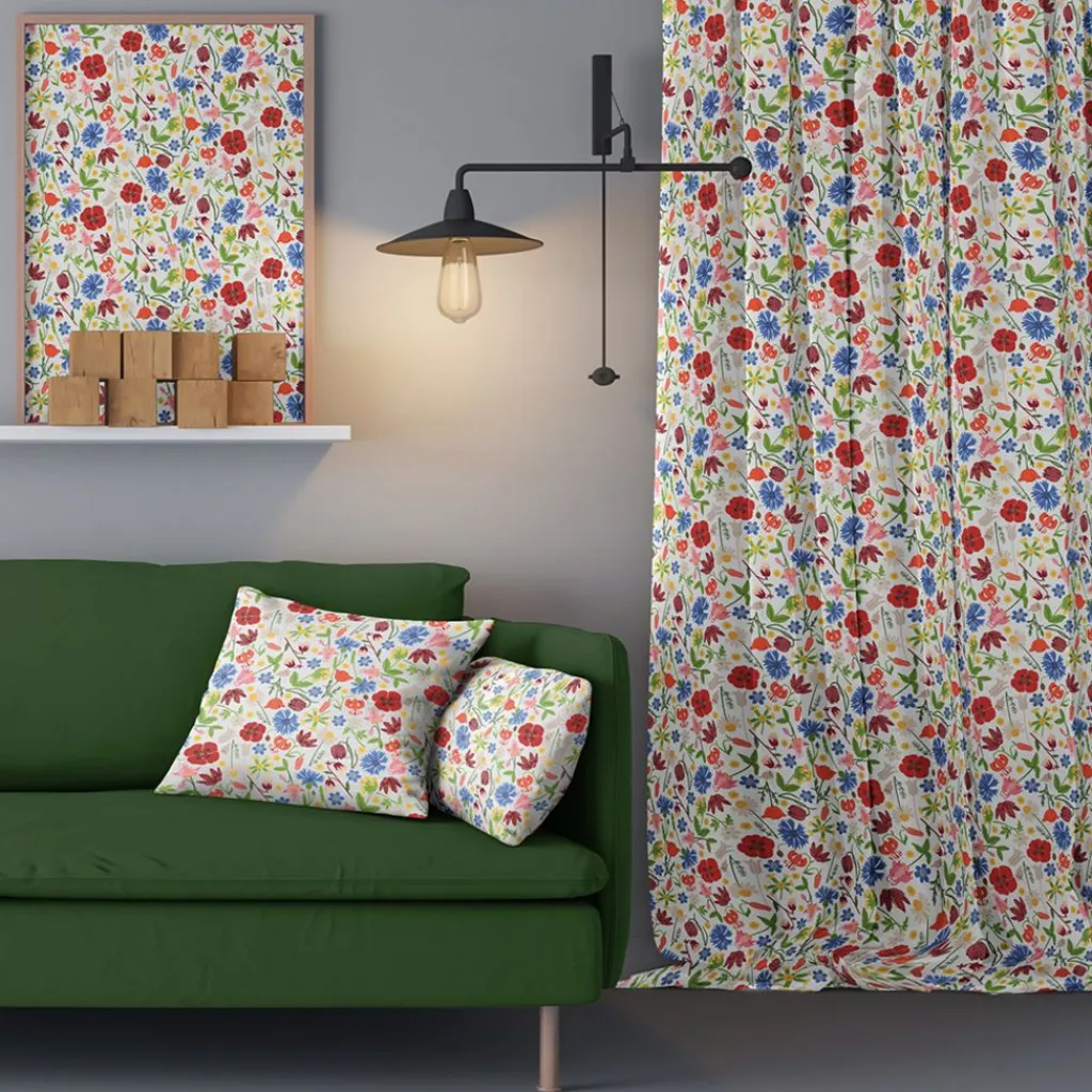 Arvidssons textil Gardiner Mönstrade|Solbacka gardiner