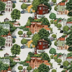 Arvidssons textil Gardintyger Mönstrade|Arvidssons Textil|Sommarstad tyg