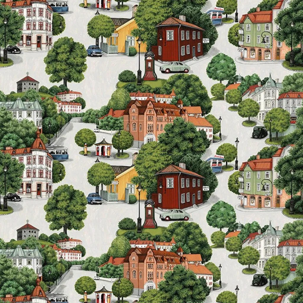 Arvidssons textil Gardintyger Mönstrade|Arvidssons Textil|Sommarstad tyg