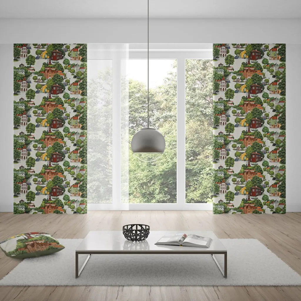 Arvidssons textil Gardintyger Mönstrade|Arvidssons Textil|Sommarstad tyg