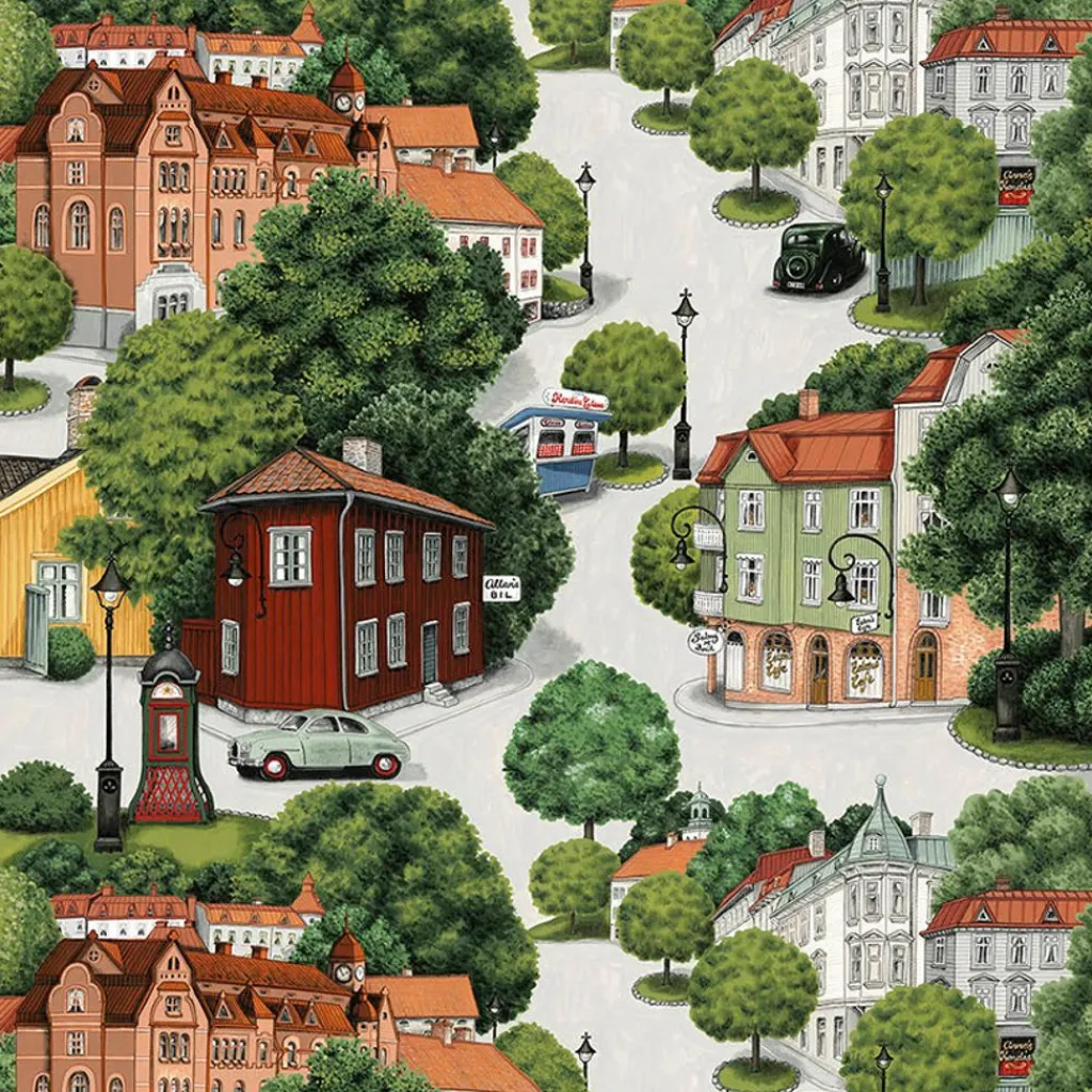 Arvidssons textil Gardintyger Mönstrade|Arvidssons Textil|Sommarstad tyg