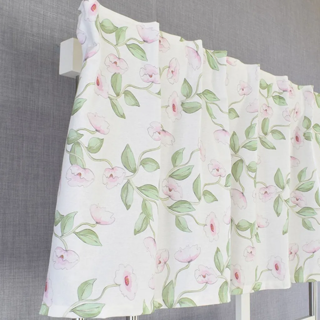 Arvidssons textil Gardinkappor Mönstrade|Rea Gardiner|Sonja rosa gardinkappa metervara