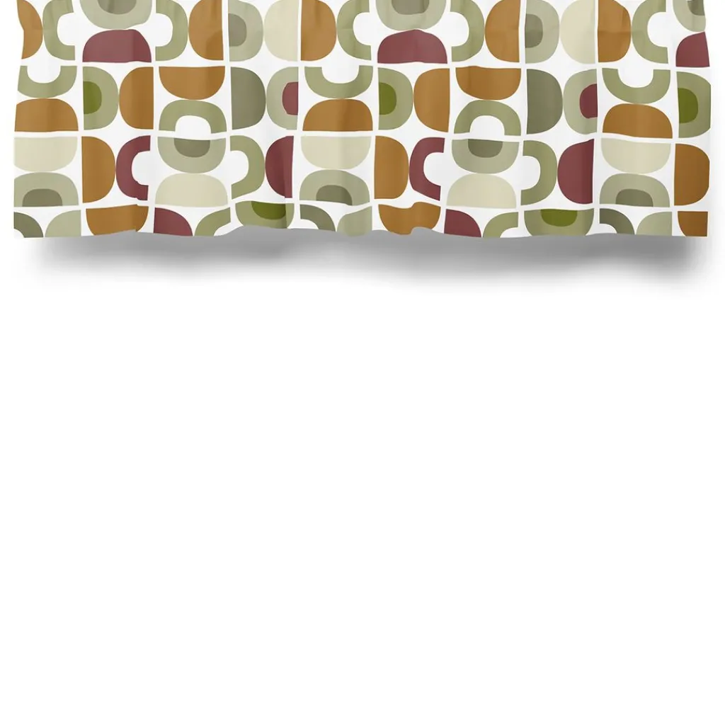 Arvidssons textil Gardinkappor Mönstrade|Spiraldans beige gardinkappa metervara